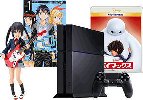 DVD/コミック/ゲーム機/フィギュアのイメージ